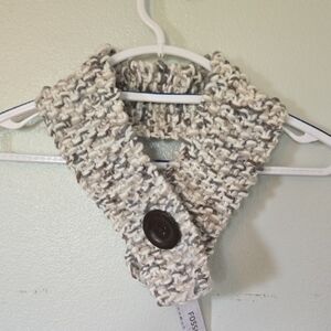 Fossil | Knitted Scarf Wrap With Single Button